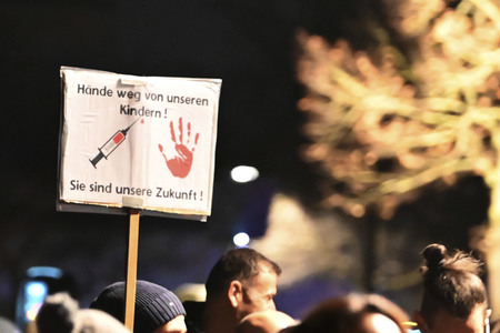 Impfgegner-Demo in Nürnberg