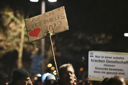 Impfgegner-Demo in Nürnberg