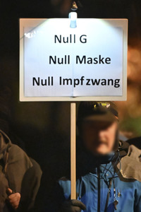 Impfgegner-Demo in Nürnberg