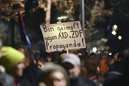 Impfgegner-Demo in Nürnberg