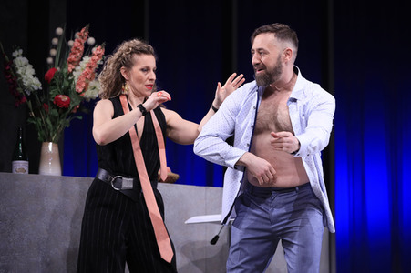Theaterprobe 'Rent a Friend' in Berlin