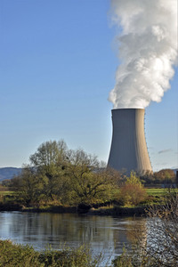 Das Kernkraftwerk Grohnde vor der Abschaltung