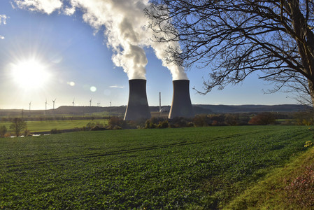 Das Kernkraftwerk Grohnde vor der Abschaltung