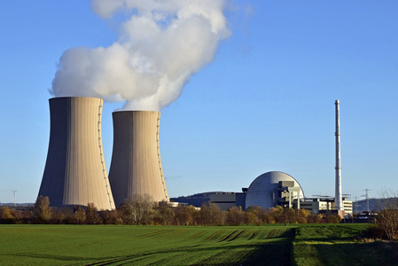 Das Kernkraftwerk Grohnde vor der Abschaltung