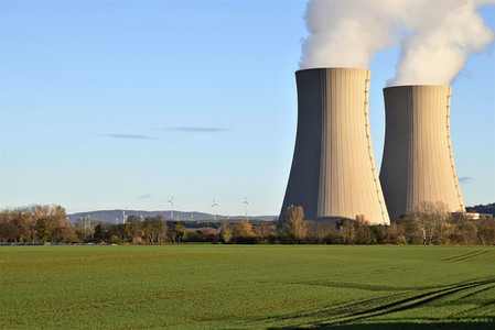 Das Kernkraftwerk Grohnde vor der Abschaltung