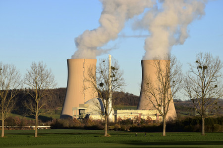 Das Kernkraftwerk Grohnde vor der Abschaltung