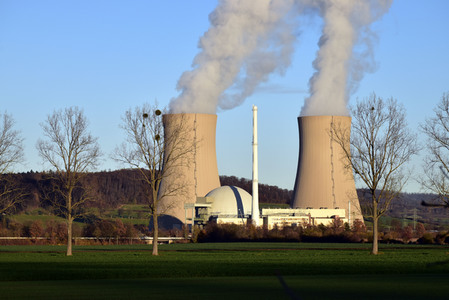 Das Kernkraftwerk Grohnde vor der Abschaltung
