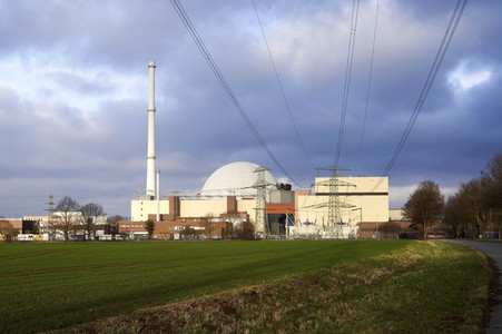 Kernkraftwerk Grohnde nach der Stillegung