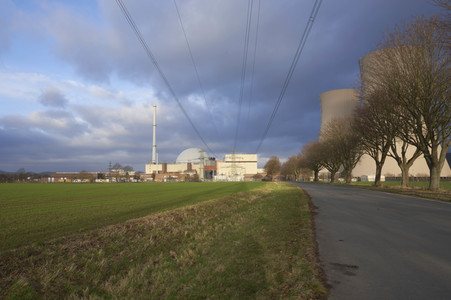 Kernkraftwerk Grohnde nach der Stillegung