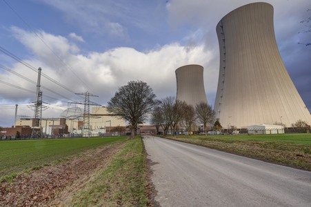 Kernkraftwerk Grohnde nach der Stillegung