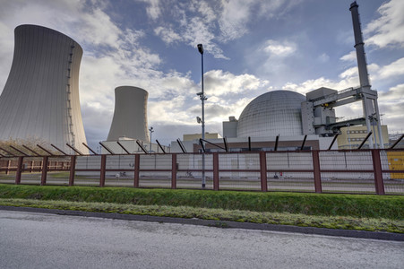 Kernkraftwerk Grohnde nach der Stillegung