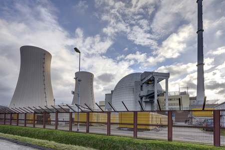 Kernkraftwerk Grohnde nach der Stillegung