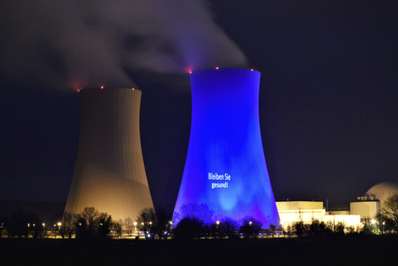 Das Kernkraftwerk Grohnde vor der Abschaltung