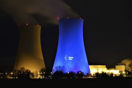 Das Kernkraftwerk Grohnde vor der Abschaltung