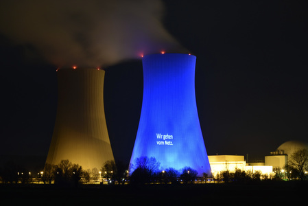 Das Kernkraftwerk Grohnde vor der Abschaltung