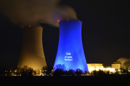 Das Kernkraftwerk Grohnde vor der Abschaltung
