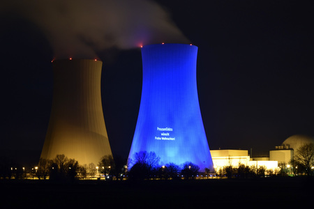 Das Kernkraftwerk Grohnde vor der Abschaltung