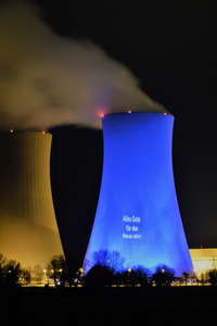 Das Kernkraftwerk Grohnde vor der Abschaltung