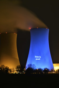 Das Kernkraftwerk Grohnde vor der Abschaltung
