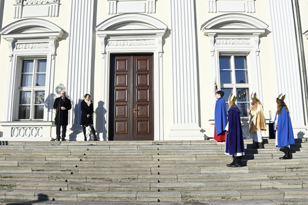 Frank-Walter Steinmeier empfängt die Sternsinger in Berlin