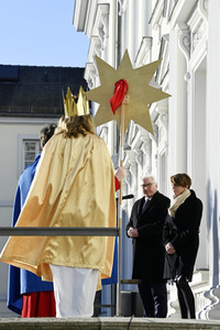 Frank-Walter Steinmeier empfängt die Sternsinger in Berlin
