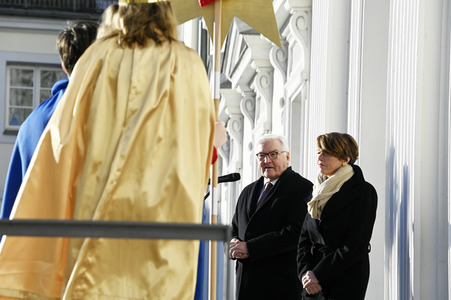 Frank-Walter Steinmeier empfängt die Sternsinger in Berlin