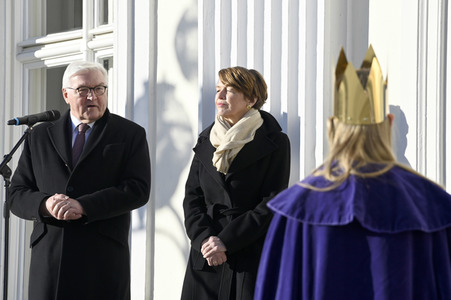 Frank-Walter Steinmeier empfängt die Sternsinger in Berlin