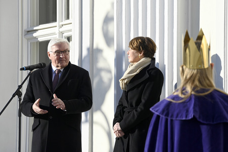 Frank-Walter Steinmeier empfängt die Sternsinger in Berlin