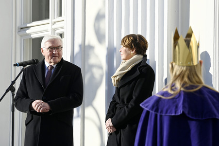 Frank-Walter Steinmeier empfängt die Sternsinger in Berlin