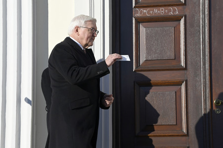 Frank-Walter Steinmeier empfängt die Sternsinger in Berlin