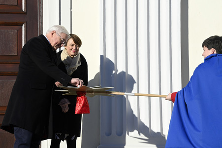 Frank-Walter Steinmeier empfängt die Sternsinger in Berlin