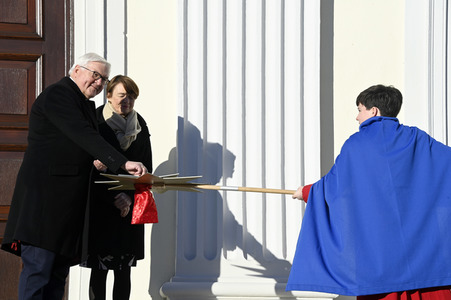 Frank-Walter Steinmeier empfängt die Sternsinger in Berlin