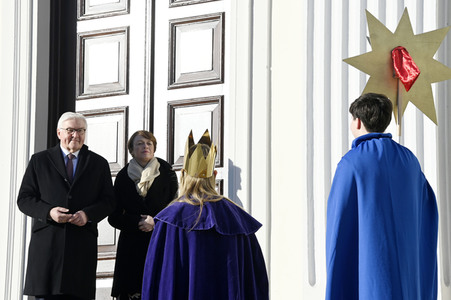 Frank-Walter Steinmeier empfängt die Sternsinger in Berlin