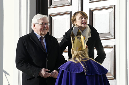 Frank-Walter Steinmeier empfängt die Sternsinger in Berlin
