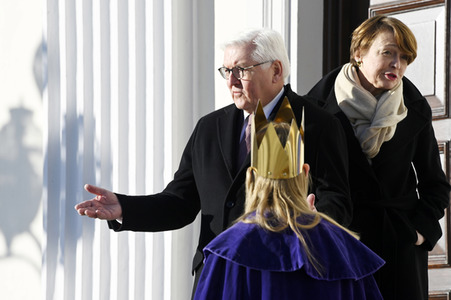 Frank-Walter Steinmeier empfängt die Sternsinger in Berlin