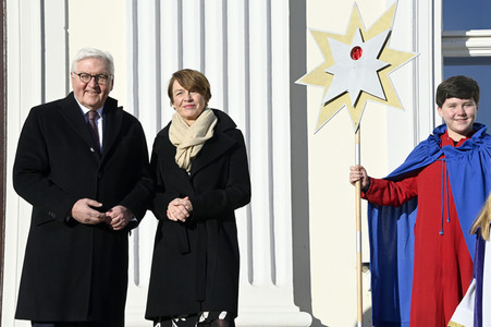 Frank-Walter Steinmeier empfängt die Sternsinger in Berlin