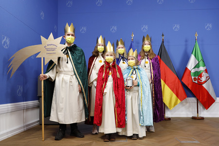 Sternsinger in der Staatskanzlei Düsseldorf