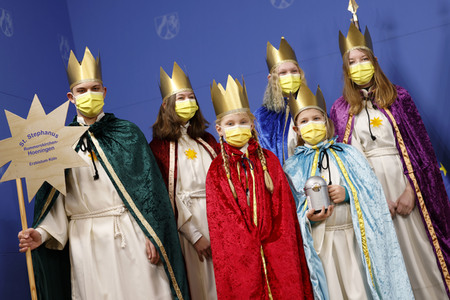 Sternsinger in der Staatskanzlei Düsseldorf