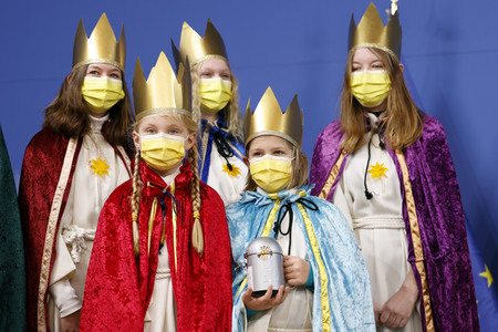 Sternsinger in der Staatskanzlei Düsseldorf
