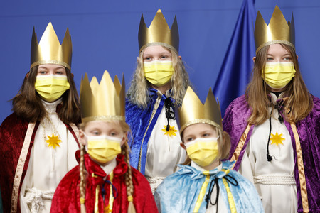 Sternsinger in der Staatskanzlei Düsseldorf