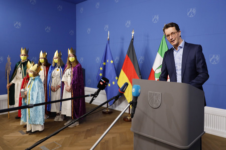 Sternsinger in der Staatskanzlei Düsseldorf