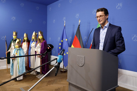 Sternsinger in der Staatskanzlei Düsseldorf