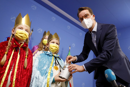 Sternsinger in der Staatskanzlei Düsseldorf