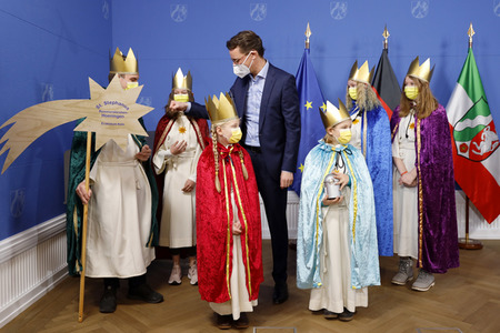 Sternsinger in der Staatskanzlei Düsseldorf