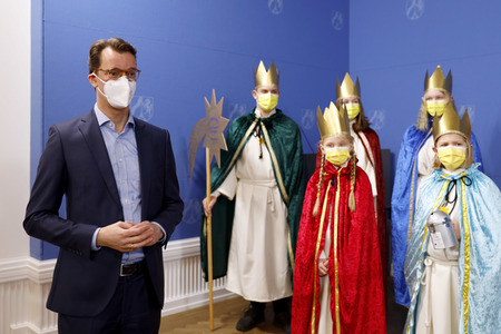 Sternsinger in der Staatskanzlei Düsseldorf