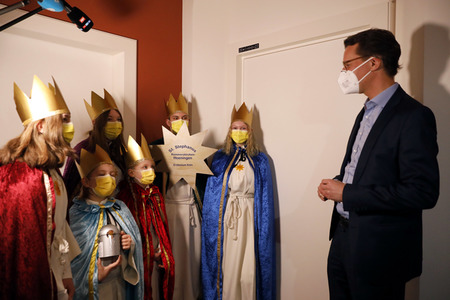 Sternsinger in der Staatskanzlei Düsseldorf