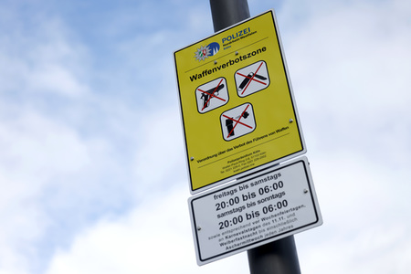 Symbolfoto Waffenverbotszone