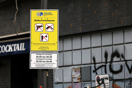 Symbolfoto Waffenverbotszone