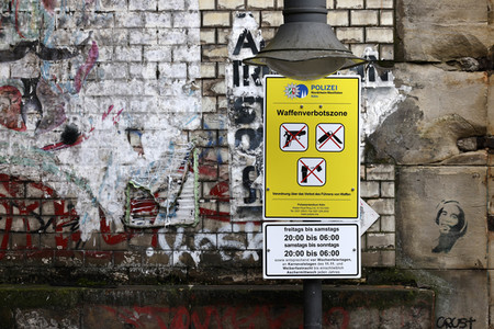 Symbolfoto Waffenverbotszone