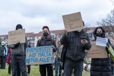 Coronaproteste in Potsdam